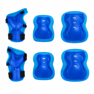 Set de Protecciones Kids Azul – Rodilleras, Coderas y Muñequeras